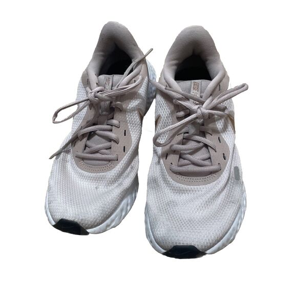 Nike Revolution Running Sneakers Pink Womens 10 Barely Rose Athletic Gym Workout - Picture 1 of 16